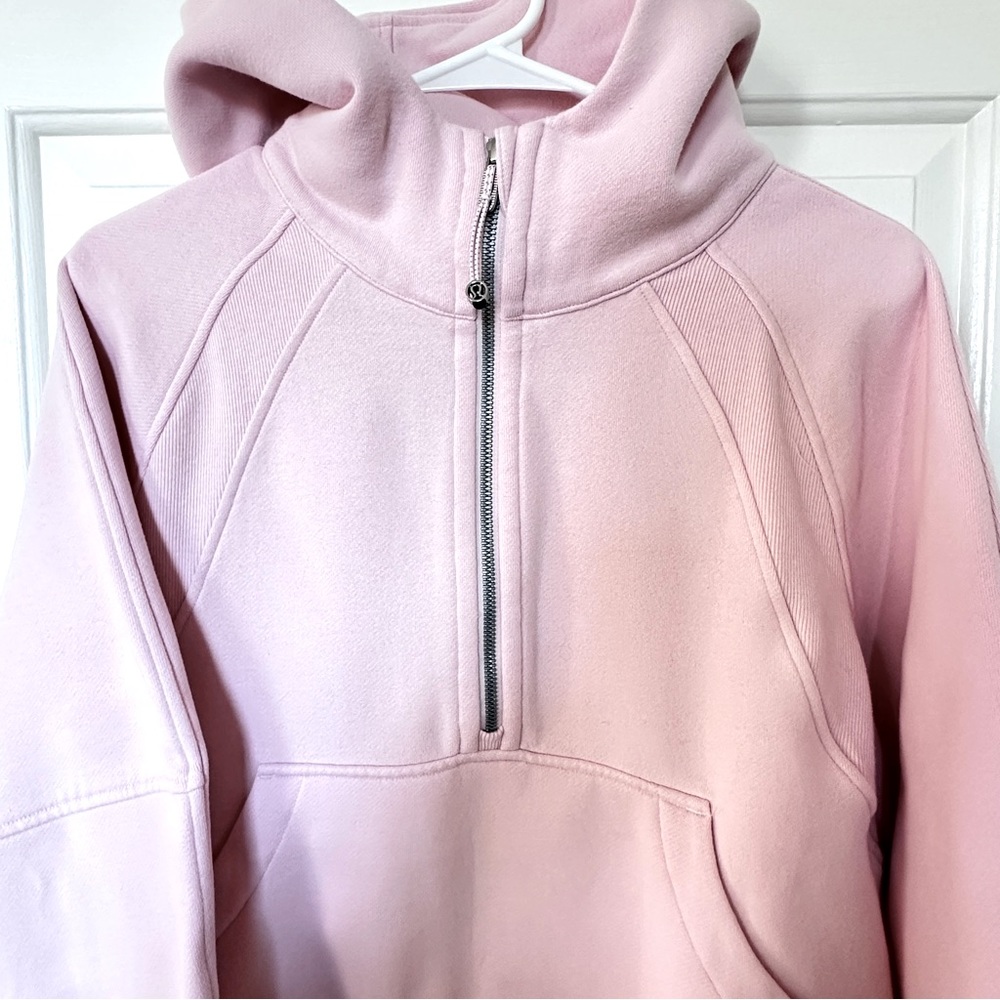 Lululemon Scuba Oversized Hoodie Half Zip Pink size M/L